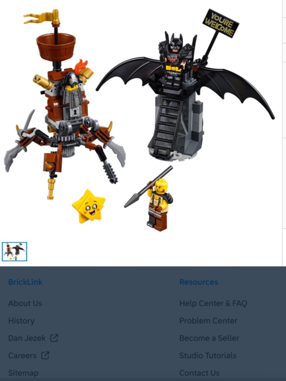 Lego City Set 70836 Battle ready a Batman and MetalBeard - Picture 2 of 6